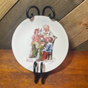 Norman Rockwell Collectible Plate “ THE TOYMAKER”